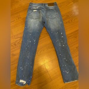 Akoo men’s splatter Delinquent jeans. Size 32 x 32. New.